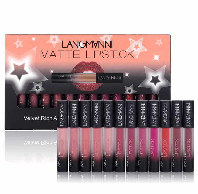 Matte Lipstick Waterproof Long-lasting Velvet Lipstick Set - BEAUTY BOUTIQUE