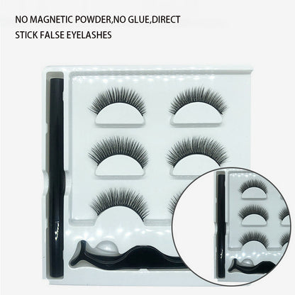 New magic eyeliner eyelash set false eyelash set upgraded magic eyeliner dual-use