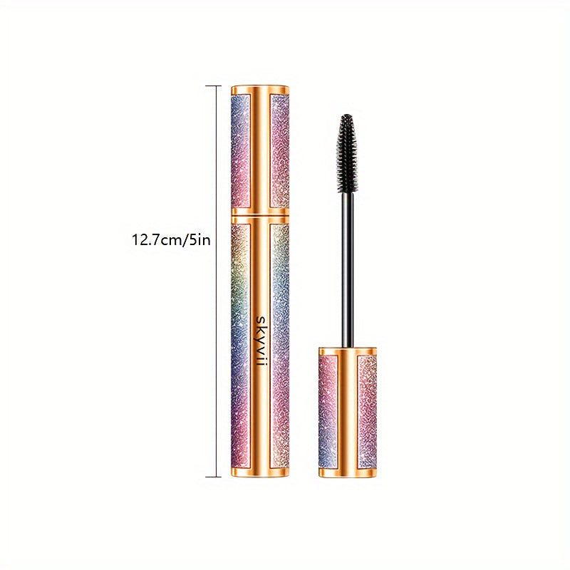 Starry Sky Mascara Lengthening Volumizing Waterproof Sweat Proof Long Lasting Smudge Proof Makeup Holding Curling Thick For Beginner