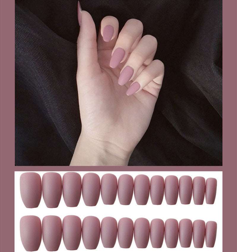 Frosted ballet fake nails - BEAUTY BOUTIQUE