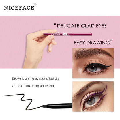 NICEFACE6 Color Matte Color Eyeliner Not Easy To Smudge Eyeliner Gel Lip Liner Eye Shadow