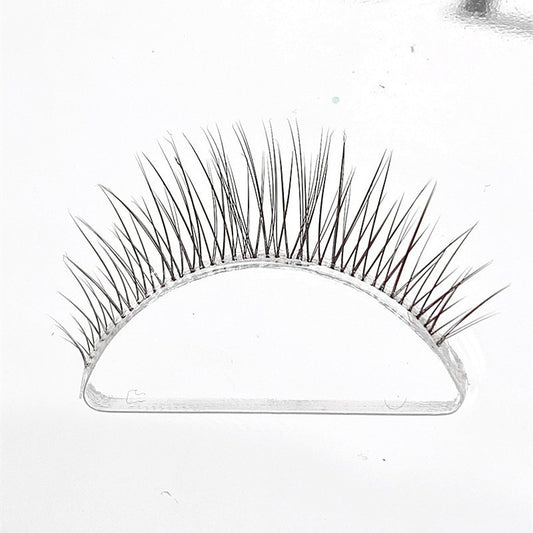 Short natural nude makeup False eyelashes 3D mink hair