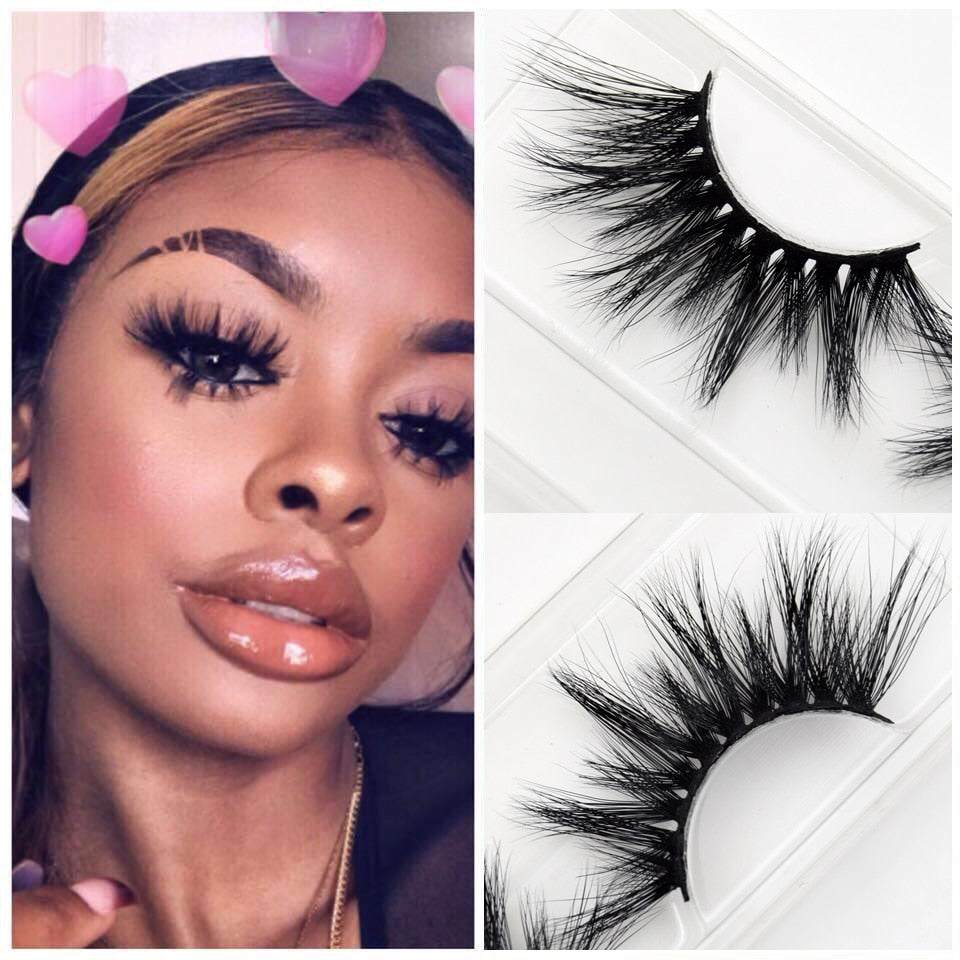 Visofree Eyelashes Mink Eyelashes Criss-cross Strands Cruelty Free High Volume Mink Lashes Soft Dramatic Eye lashes E80 Makeup