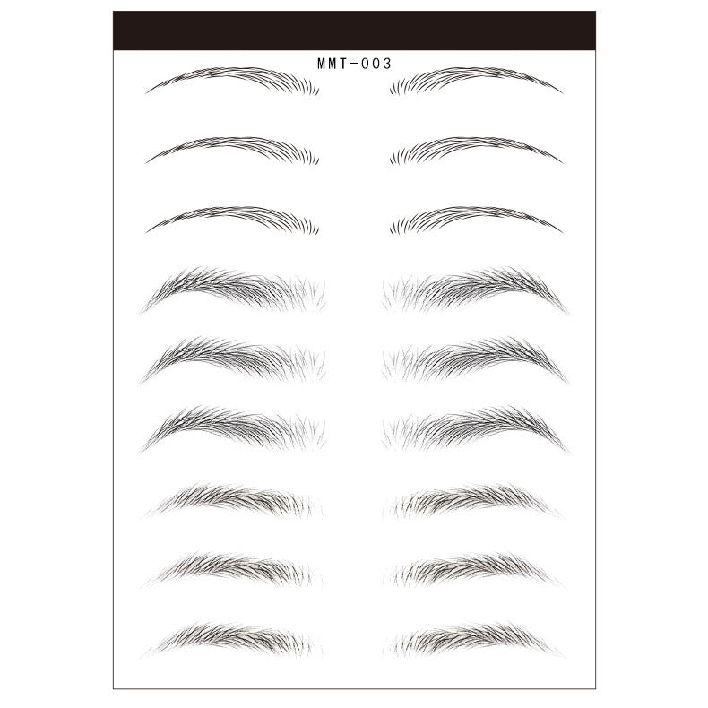 Waterproof 6D Eyebrow Tattoo Semi-Permanent Embroidery Natural Long Lasting Fake Eyebrow - BEAUTY BOUTIQUE