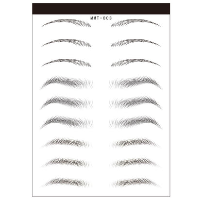 Waterproof 6D Eyebrow Tattoo Semi-Permanent Embroidery Natural Long Lasting Fake Eyebrow - BEAUTY BOUTIQUE