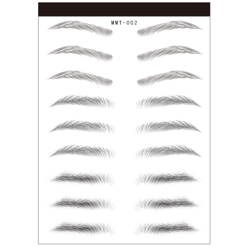 Waterproof 6D Eyebrow Tattoo Semi-Permanent Embroidery Natural Long Lasting Fake Eyebrow - BEAUTY BOUTIQUE