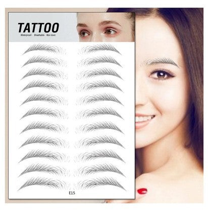 Waterproof 6D Eyebrow Tattoo Semi-Permanent Embroidery Natural Long Lasting Fake Eyebrow - BEAUTY BOUTIQUE