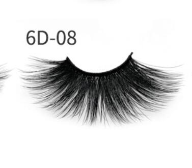 Nethong 25mm mink false eye lashes 6D three-dimensional messy cross-eye lashes Europe and the United States cross-border for eye lashes - BEAUTY BOUTIQUE