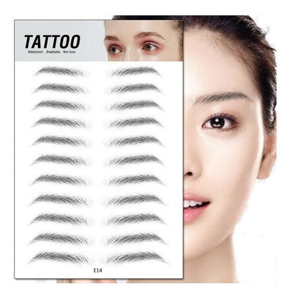 Waterproof 6D Eyebrow Tattoo Semi-Permanent Embroidery Natural Long Lasting Fake Eyebrow - BEAUTY BOUTIQUE