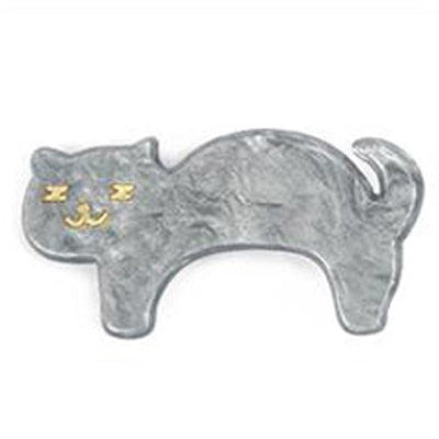 Women Animals Hair Accessories Solid Color Cartoon Cat Hairpins Jewelry Acrylic Buckbill Hair Clip Headwear