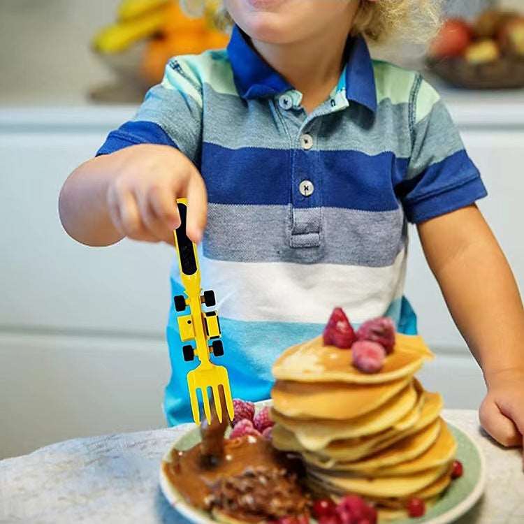 Children's car-themed tableware three sets