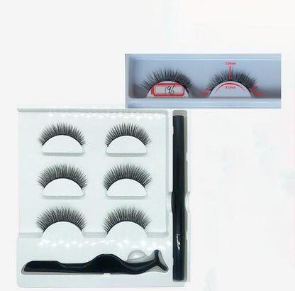 New magic eyeliner eyelash set false eyelash set upgraded magic eyeliner dual-use