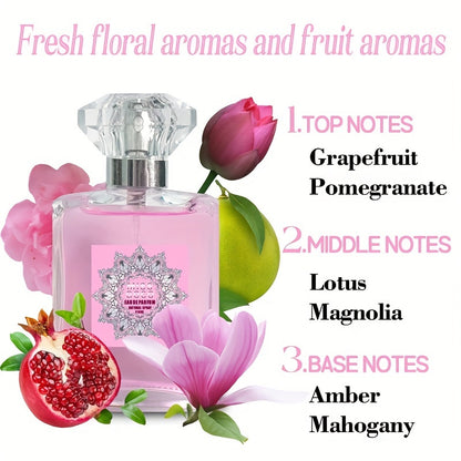 Chic Fruit-Scented Women's Perfume - Fresh, Natural & Elegant | Alcohol-Based, Long-Lasting Fragrance For Dating & Parties