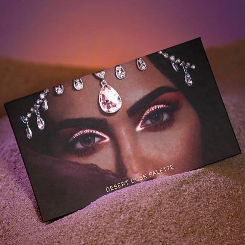 The new HD18 palette desert dusk glitter Eyeshadow Eye gloss matte Pearl - BEAUTY BOUTIQUE