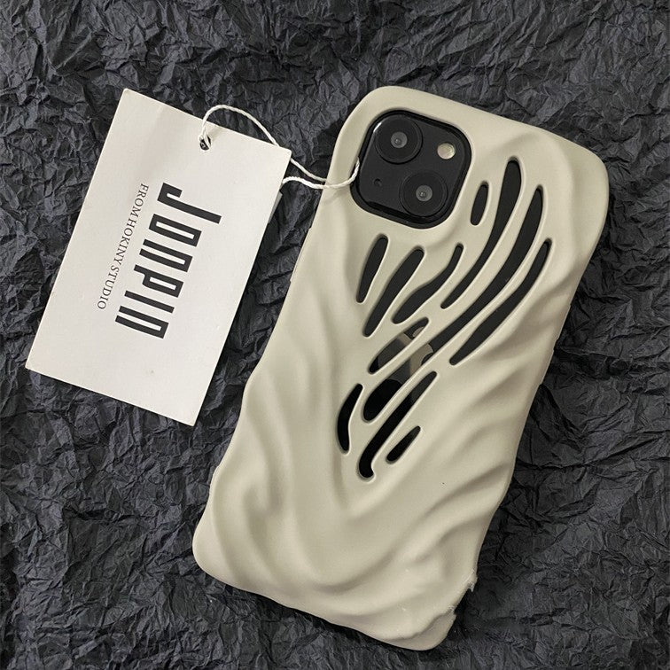 Titanium Gray Wind Hollowed Out Suitable For 1413 Phone Cases - BEAUTY BOUTIQUE