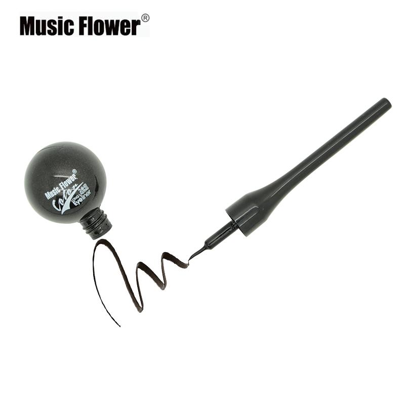 Music Flower Waterproof Liquid Eyeliner Pencil Lollipop Shape 24HR Long Lasting Eye Liner Pen Cosmetics Eye Makeup Set