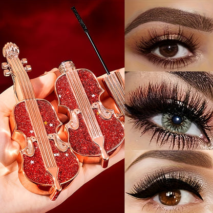 Tvlv Violin Mascara - Waterproof, Volumizing & Curling Formula With Plant Squalane - Smudge-Proof, Long-Lasting Lash Lift - Perfect Gift For Women On Christmas & Mother'S Day with Plant Squalane