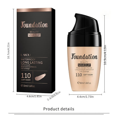 BB Cream Foundation, Beauty Makeup Foundation, Moist And Skin-friendly, Long Lasting & Waterproof, Full Coverage Natural Base, Foundation Color Fade Cream