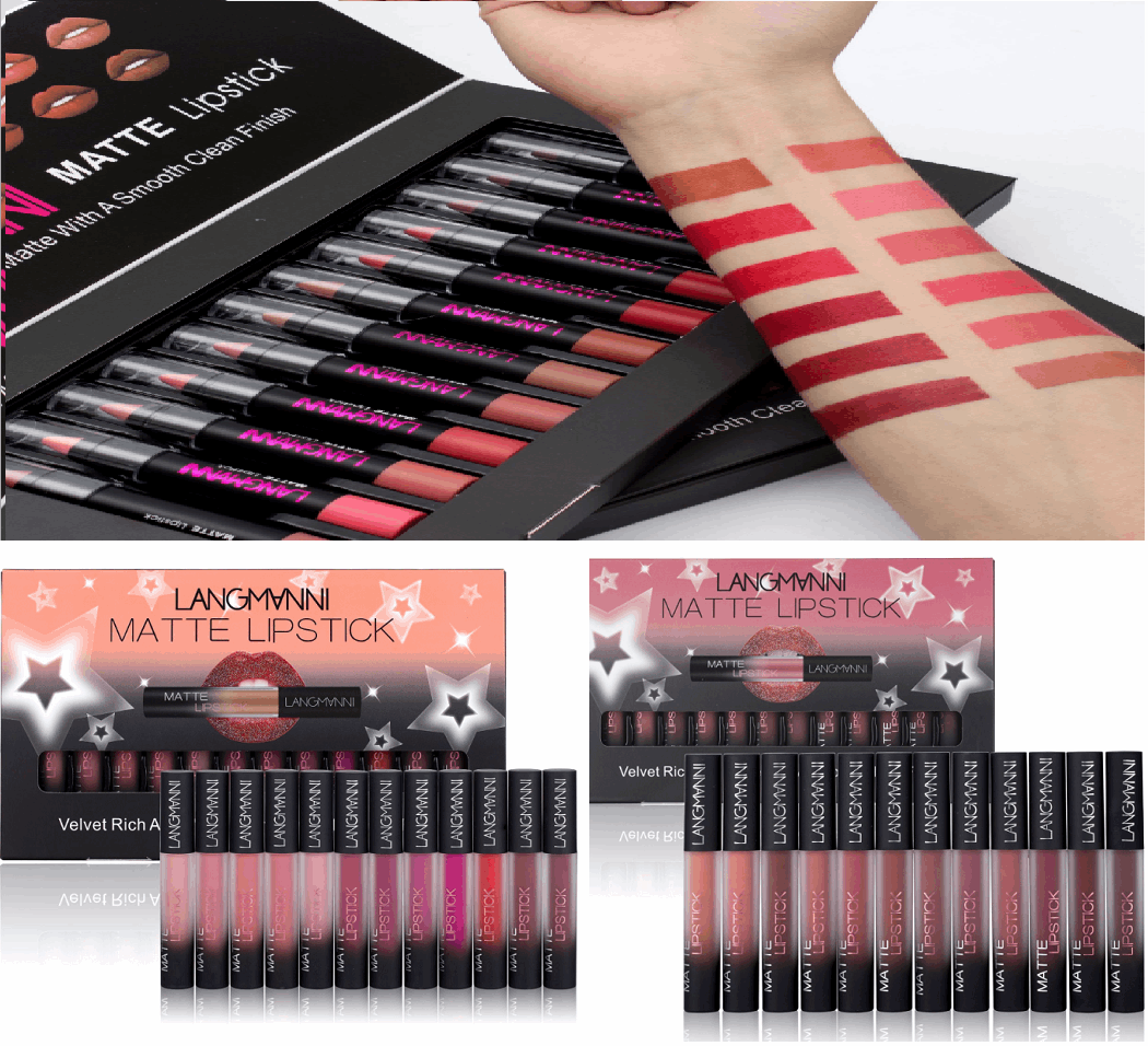 Matte Lipstick Waterproof Long-lasting Velvet Lipstick Set - BEAUTY BOUTIQUE