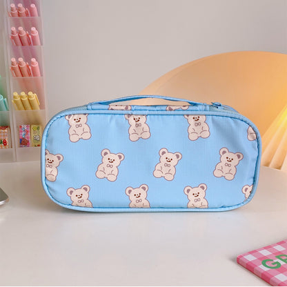 Large Capacity Pencil Case Ins Wind Japanese Original High Value Stationery Storage Bag Cute Sweet Student Pencil Case Trend