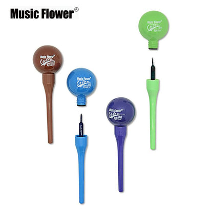 Music Flower Waterproof Liquid Eyeliner Pencil Lollipop Shape 24HR Long Lasting Eye Liner Pen Cosmetics Eye Makeup Set