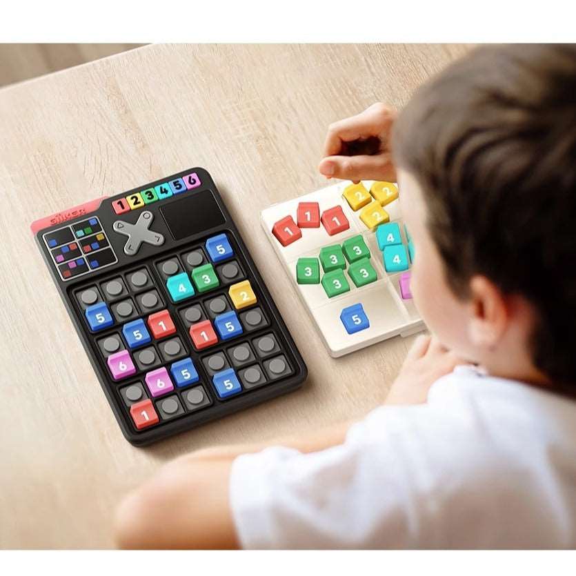 Jike Intelligent Sudoku Thinking Training Digital Games Elementary School Students Four Six Grid Children's Electronic Puzzle Toys