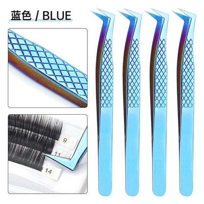 Grafting Eyelash Special Tweezers High Precision Fish Pattern Olecranon Tweezers Stainless Steel Eyelash Tweezers - BEAUTY BOUTIQUE