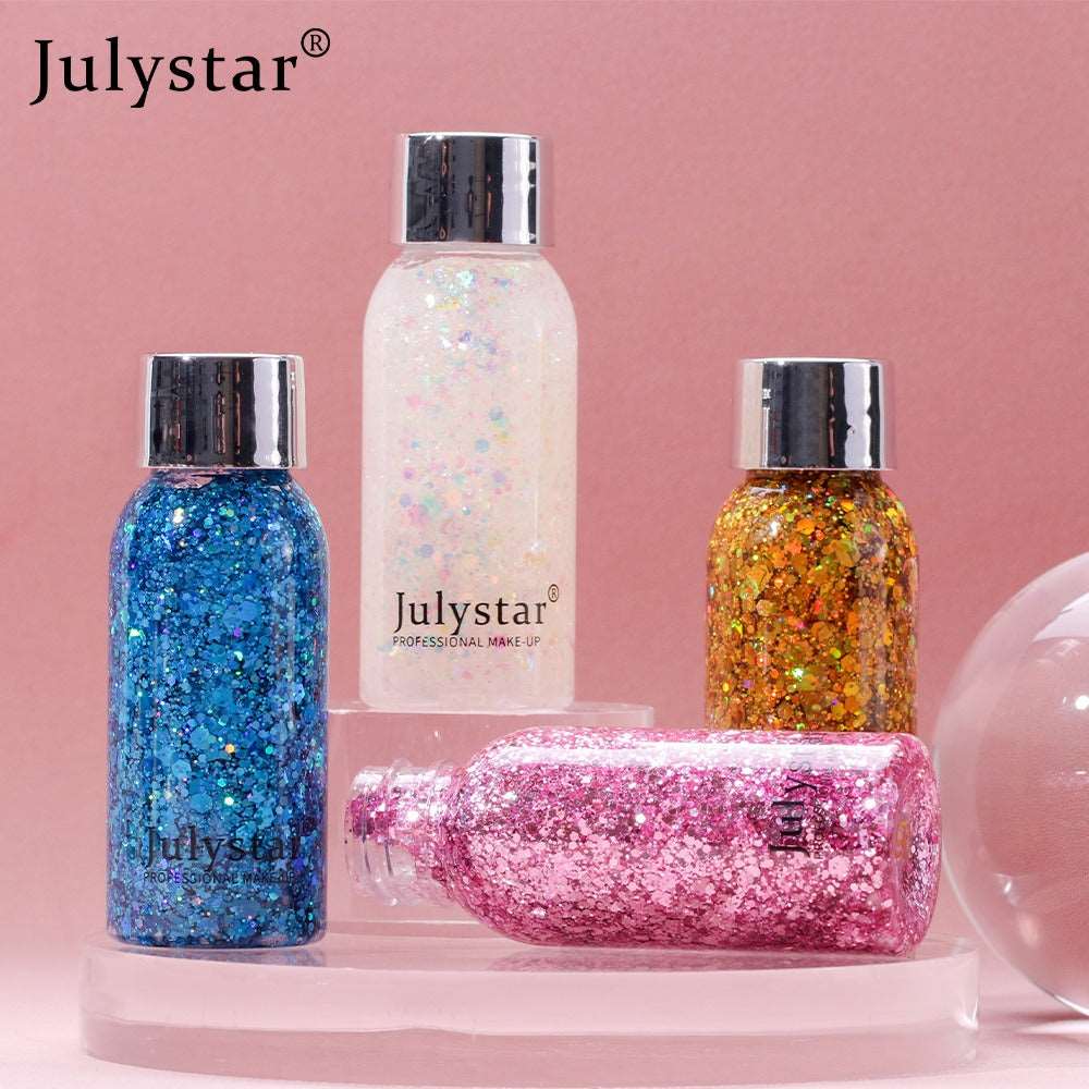 Julystar Broken Diamond Glitter Powder Cross-Border Pop Show Stage Night Club Makeup Sequins Eye Shadow Makeup