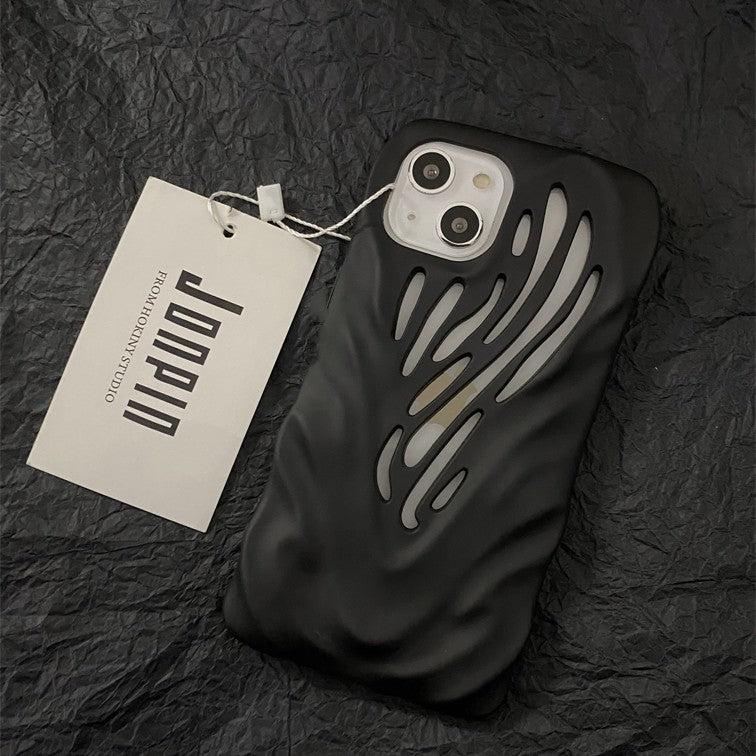 Titanium Gray Wind Hollowed Out Suitable For 1413 Phone Cases - BEAUTY BOUTIQUE