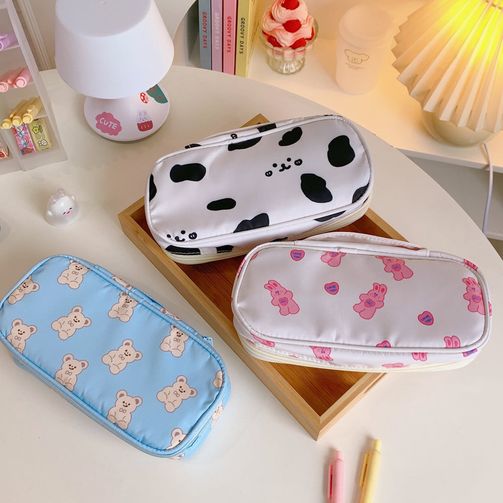 Large Capacity Pencil Case Ins Wind Japanese Original High Value Stationery Storage Bag Cute Sweet Student Pencil Case Trend