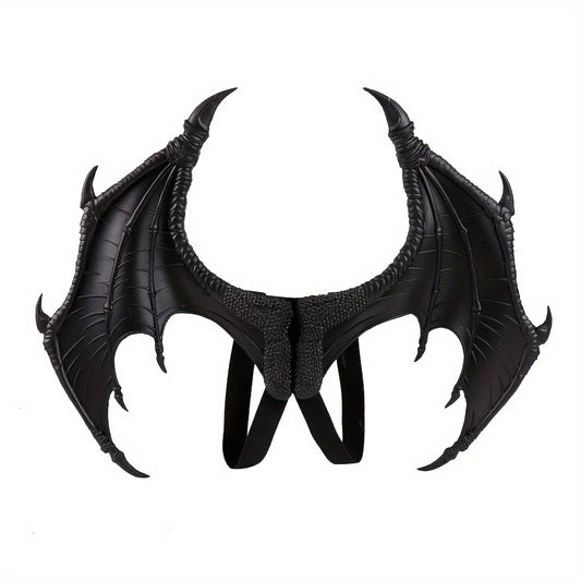 Delicate Retro Punk Oversize PU Foam Dragon Wings, Realistic Devil Dragon Wings Prank Prop, Halloween Mardi Gras Cosplay Photo Prop, LARP Party Supply, Stage Performance Accessory, Perfect Gift & Collection