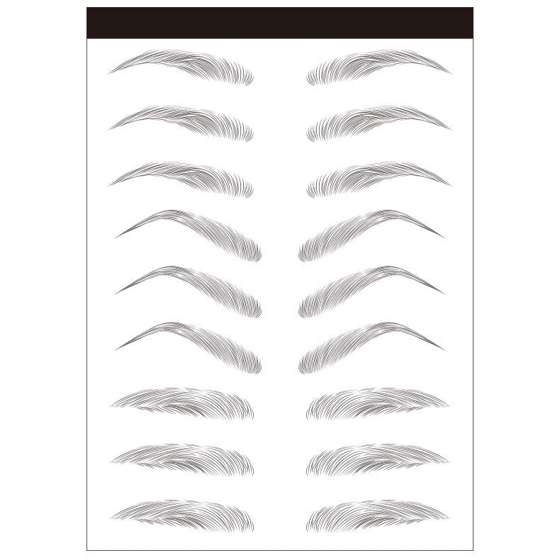 Waterproof 6D Eyebrow Tattoo Semi-Permanent Embroidery Natural Long Lasting Fake Eyebrow - BEAUTY BOUTIQUE