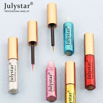 Colorful Extra Fine eyeliner Pen eyeliner Set Waterproof Colorless White Pearl Eyeliner