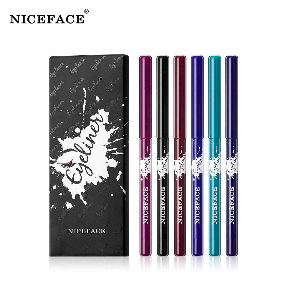 NICEFACE6 Color Matte Color Eyeliner Not Easy To Smudge Eyeliner Gel Lip Liner Eye Shadow