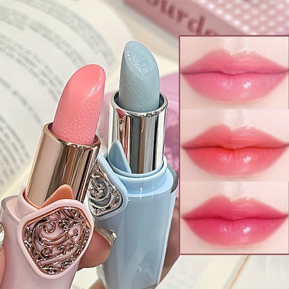 Moisture Changing Lipstick: Plant-based Ceramide with Shimmering Finish, Suitable for All Skin Types - Perfect Valentine's Day Gift, Plant Squalane