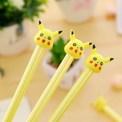 2pc Cartoon Kawaii Cute Plastic Pokemon Gel Pens For Kids Novelty Gift Korean Stationery Office School Supplies