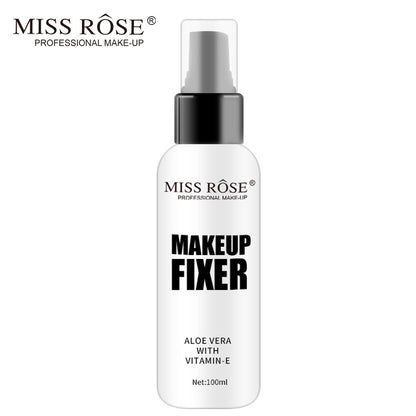 MISS ROSE Moisturizing And Nourishing Long-Lasting Makeup Fixing Lotion 100ml Frosted Bottle Clear Makeup Setting Spray