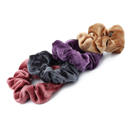 1PC Women Hair Bands Ponytail Holder Scrunchies Tie Hair Rubber Band Headband Lady Hair Accessories