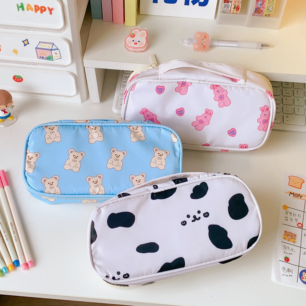 Large Capacity Pencil Case Ins Wind Japanese Original High Value Stationery Storage Bag Cute Sweet Student Pencil Case Trend