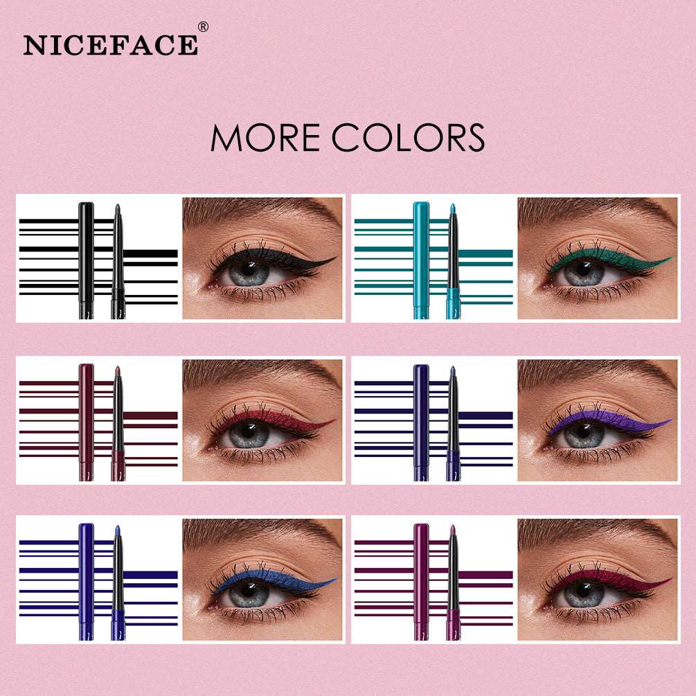 NICEFACE6 Color Matte Color Eyeliner Not Easy To Smudge Eyeliner Gel Lip Liner Eye Shadow