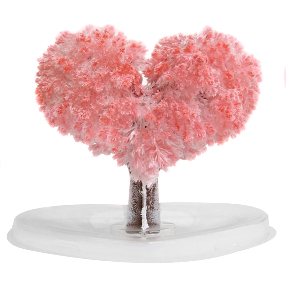 Magic Growing Paper Sakura Tree Magical Christmas Trees Desktop Cherry Blossom Science Funny Toys For Children