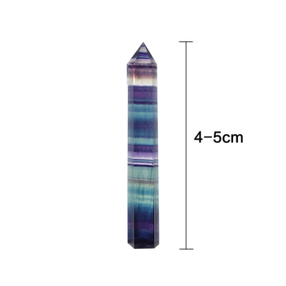 Natural Fluorite Crystal Healing Wand