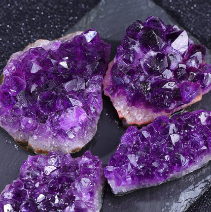 Amethyst Geode Crystal Wand Point for Energy Healing