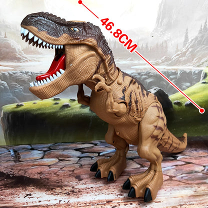 Electric Toy Large Size Walking Spray Lay Eggs Dinosaur Robot With Light Sound Mechanical Dinosaurs Model Toys