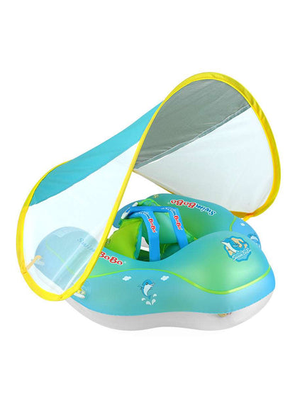 Swimbobo Baby Swimming Circle Crouching Circle Children's Swimming Circle Underarm Circle Sun Protection and Sunshade Cross border Edition