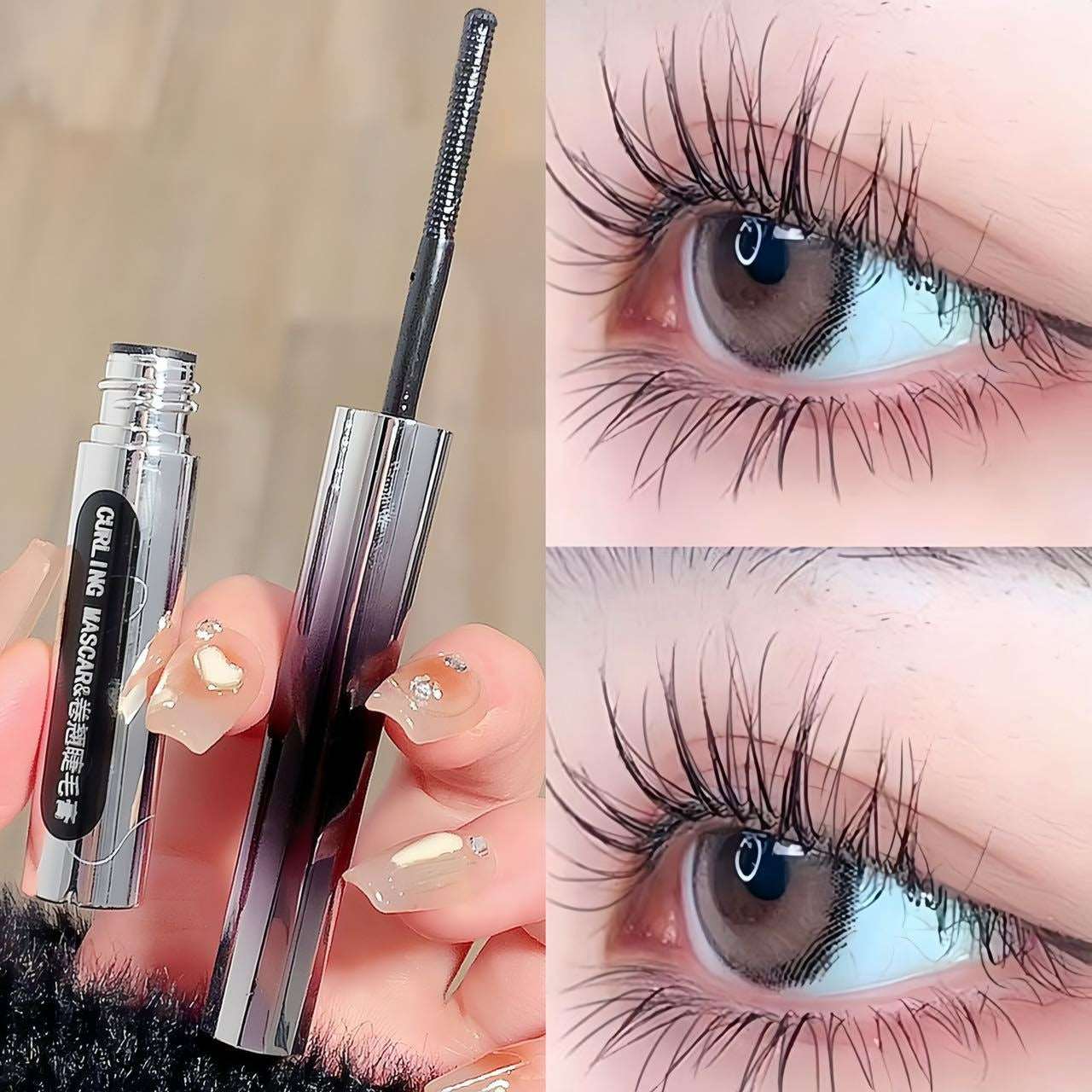 Curling Mascara Long Lasting Smear-proof Makeup Waterproof Not Smudge