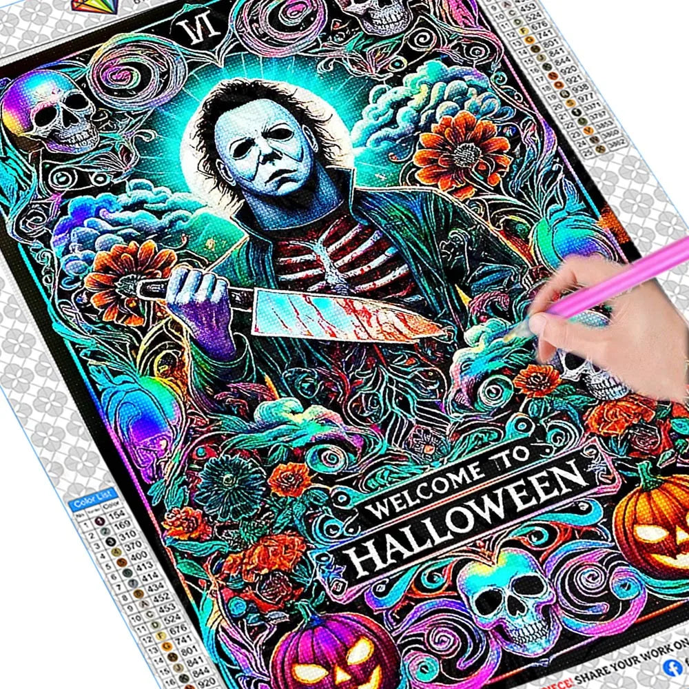 Halloween Horror Diamond Painting Kit