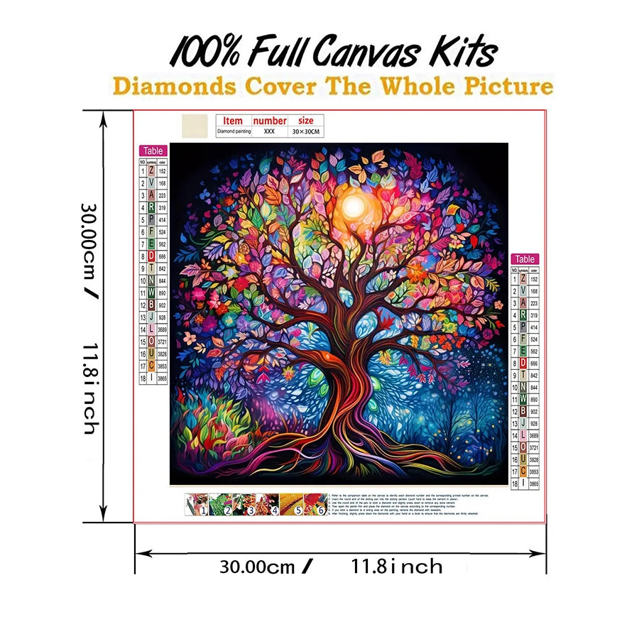 Colorful Tree DIY Diamond Painting Set