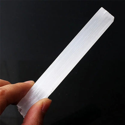 Natural Gypsum Selenite Wand - Healing Crystal