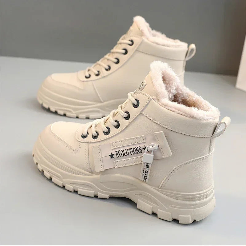 Winter Waterproof High-Top Snow Boots for Women